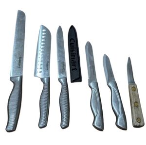 Knives lot of 6, Cuisinart, Farberware, Chicago Cutlery